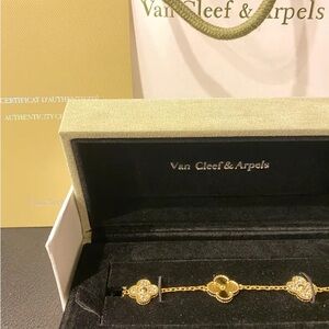 Van Cleef & Arpels Alhambra Vintage Bracelet (Full Set)